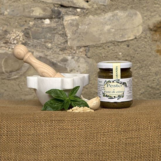 Picture of Pesto di basilico e  Taggiasche